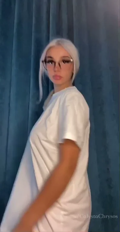 Busty Snow Bunny Struts to Smother Your Face with Slutty Curves!