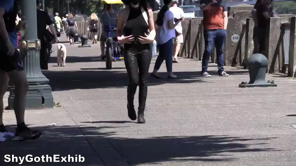 Showing off my boobs in public!