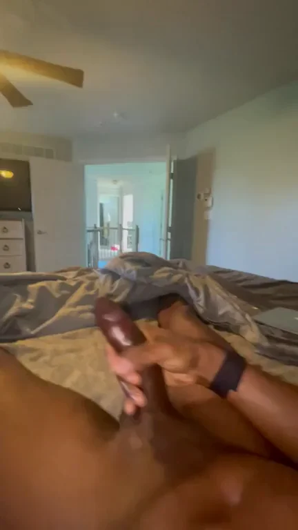 Morning BBC Jerk-Off When You're Gone