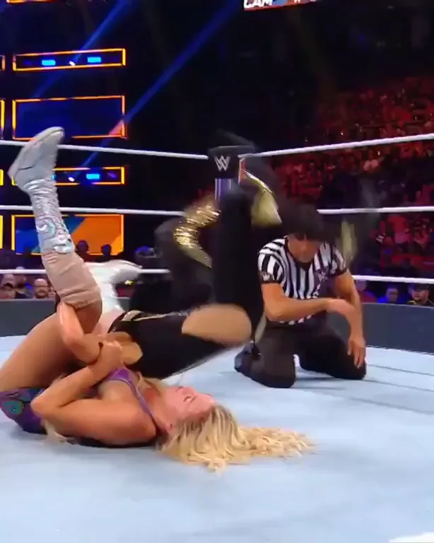 Trish Stratus' Massive Tits Jiggle Wild in WWE Ring 😍💥