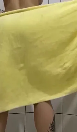 Fresh Shower Big Ass Tease