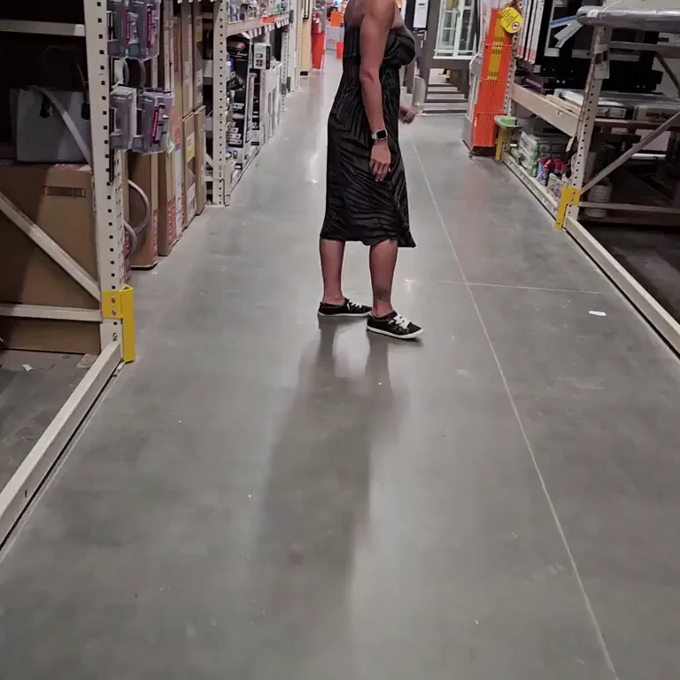 Quick Tit Adjustment in Store Aisle 😈👙 [OC]