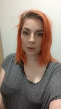Neon-Haired Slut's Massive Tits & Juicy Ass Tease