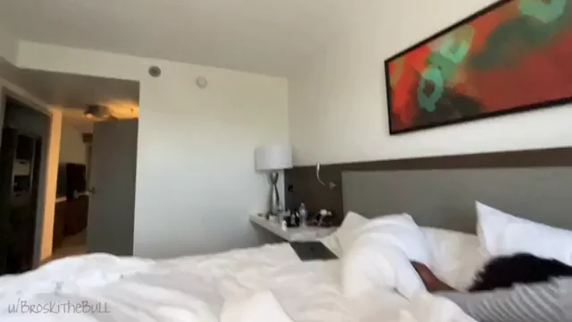 Left her a creamy gift while she sleeps