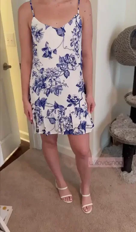 No Panties Sundress Tease! 😈💦 18F Commando Slut Vibes