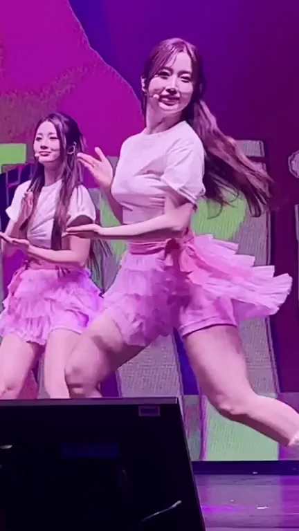 🔥 Haewon from NMIXX Teasing in Pink Tutu Skirt 😈💦