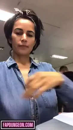 Sneaky MILF Flashes Massive Tits in Office Tease