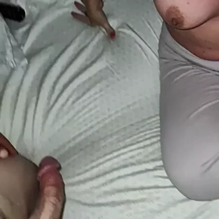Sucking on this thick veiny cock