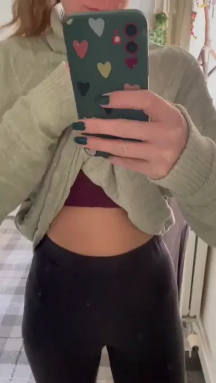 Hold Up... Ditching This Baggy Top to Flash My Perky Tits 😘🍈🍈