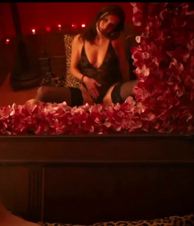 Ana Girardot's 2 scenes from "The House" (2022) (full on explicit legs spread)