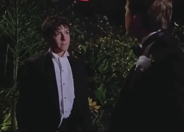 Joyce Hyser’s Steamy Tux Tease in Just One of the Guys 🍑🎥