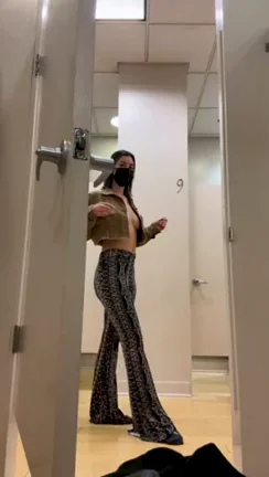 Flashing outside the changing room