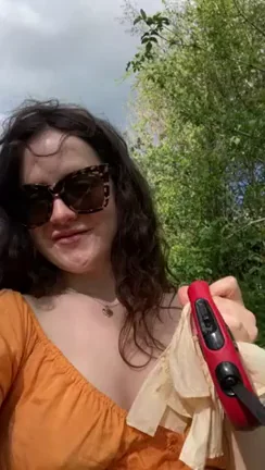 Taking my titties out on the morning dog walk