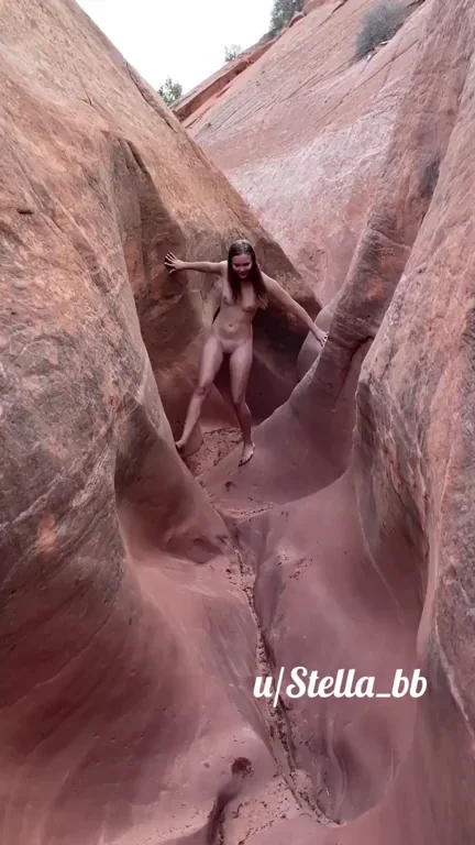 Slide Your Cock in My Tight Slot Canyon Slut 😈🌄💦