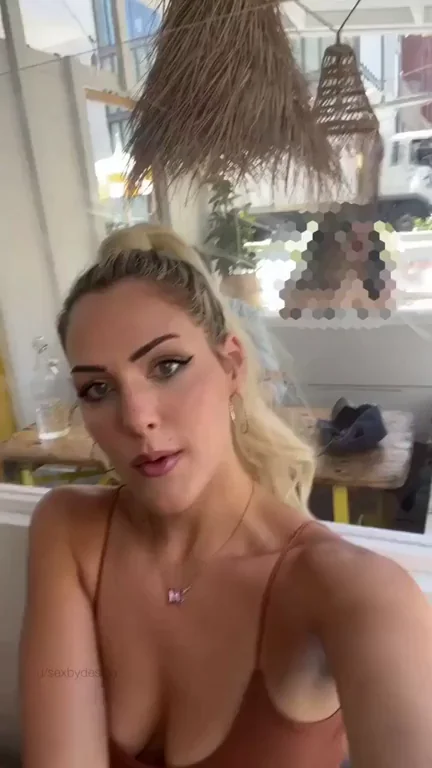 Savvy Suxx Teases Tits at Brunch, Making Cocks Twitch Publicly