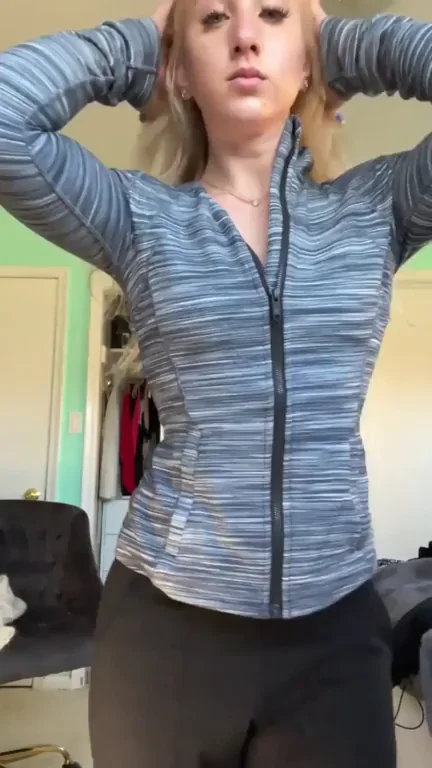 Were you expecting this body before the clothes fell off?