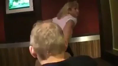 Trashy Mature Sluts Fucking Hard in Restaurant Booth 🍆🍑🔥