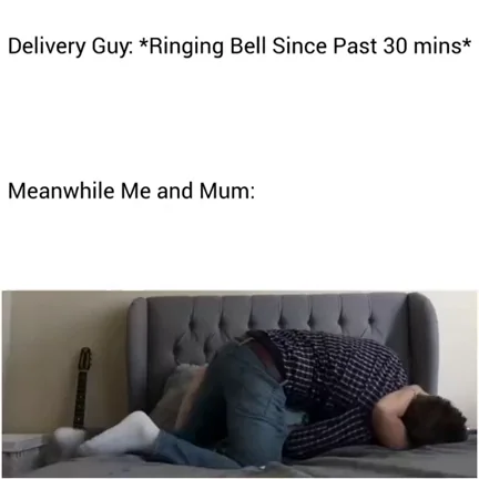 💦 Mom & Son Fuck While Delivery Dude Rings Doorbell Non-Stop! 📦🔥