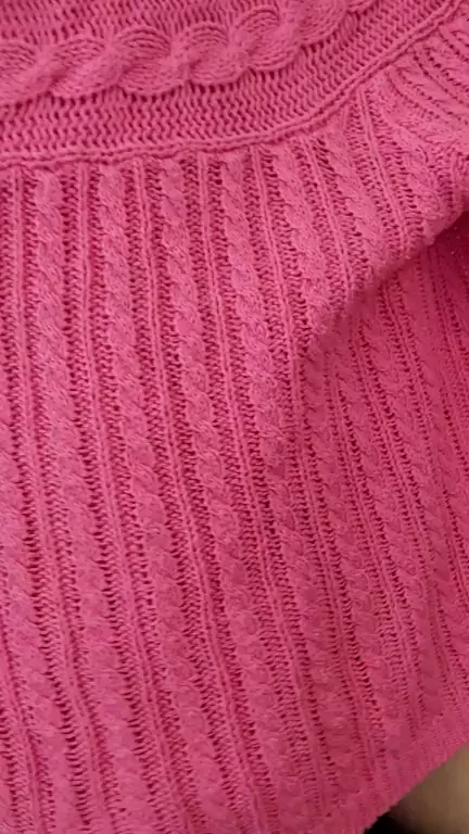 Tiny Horny Slut in Pink Sweater and Thigh-High Boots