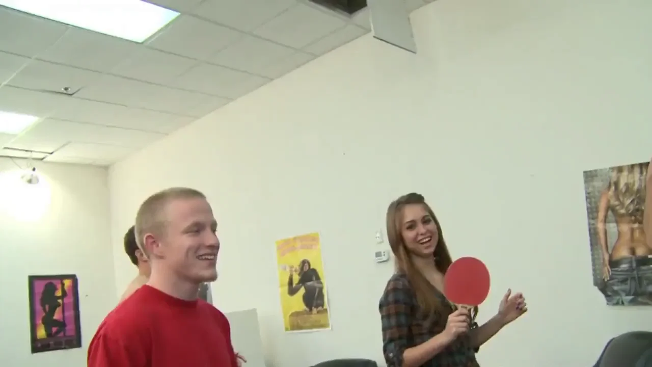 Riley Reid Sucks Cock in College Ping Pong Room