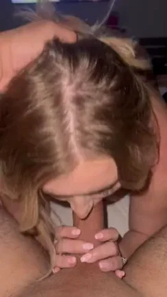 Mom's Midnight Snack: Slurping Son's Throbbing Cock Deep