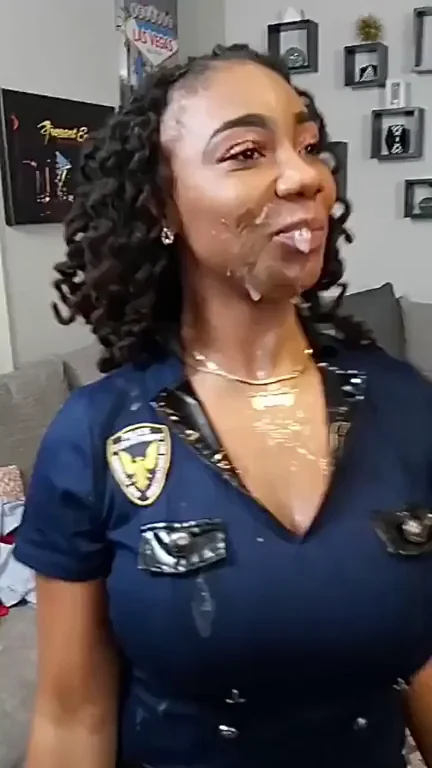 Quincy Roee in uniform after her first blowbang