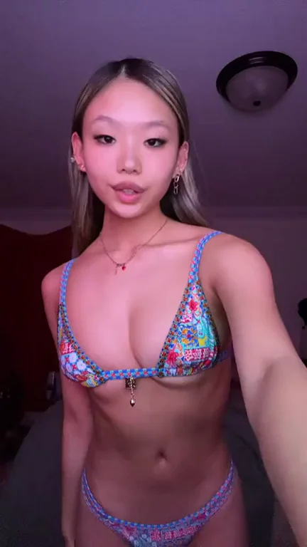 Bikini try on