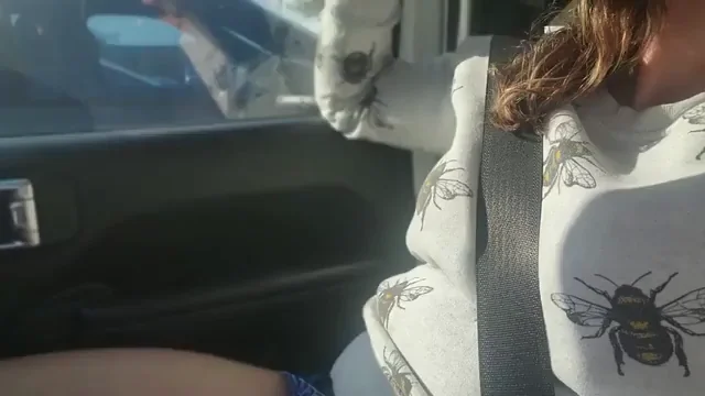 Parking Lot Risky Flash & Rub 🚗💦 [GIF]