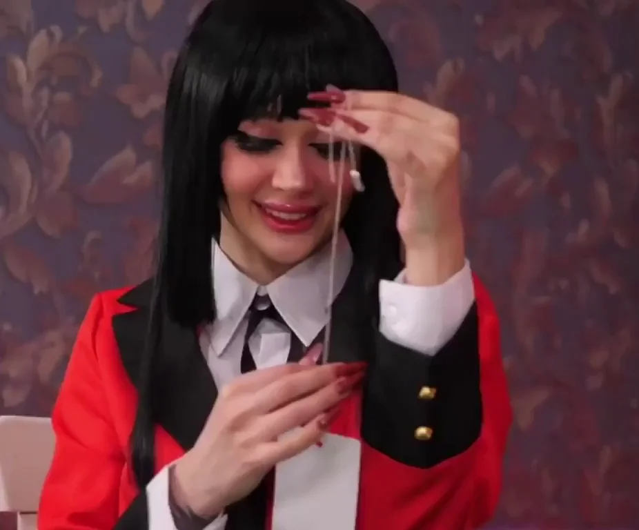 🔥 Purple Bitch as Slutty Yumeko from Kakegurui 🍑💋