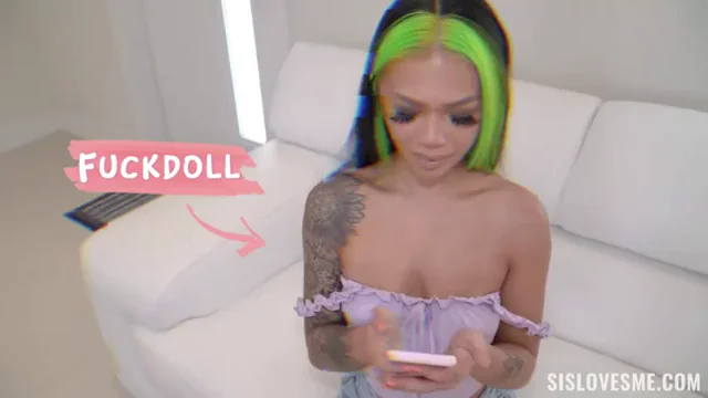 🔥 Shattering This Green-Haired Asian Fuckdoll 🍆💦