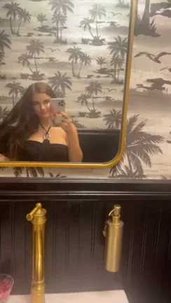 Snuck in a flash in the bathroom at the barðŸ™ˆ