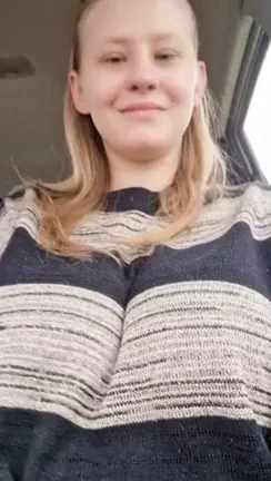 See what a magical car I have and what it does to my huge boobs on bumps. Heh