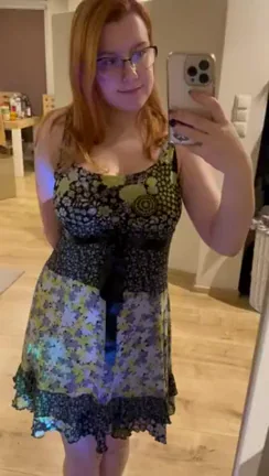 Redhead Anime Dress Tease: Massive Tits Bigger Than You Thought!