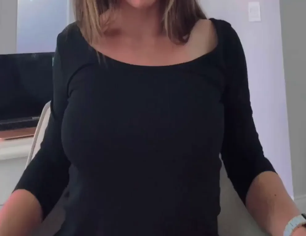Zoom Call Titty Drop Tease