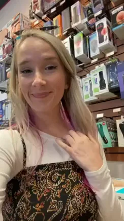 Horny Toy Shop Flashing Tease 😈🔥 [GIF]