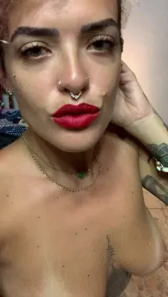 Tattooed Latina Slut Teases Her Hot Inked Tits and Thong