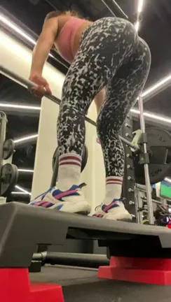 I don't know why guys always stare at my booty while I'm doing my RDLs