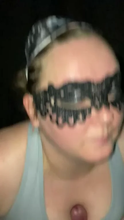 💦 Masked Slut Tittyfucks Cock Till He Explodes on Her Tank Top 😈