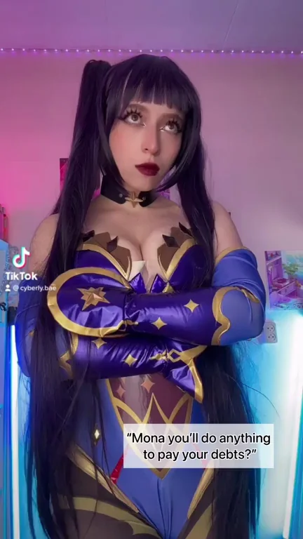🔥 Mona Cosplay Tease: Suck My Cock for 1000 Mora? 😈🍆