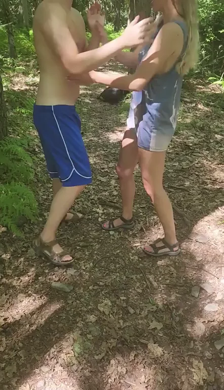 Naughty Mean Girls Pants Their BFF Naked in the Woods