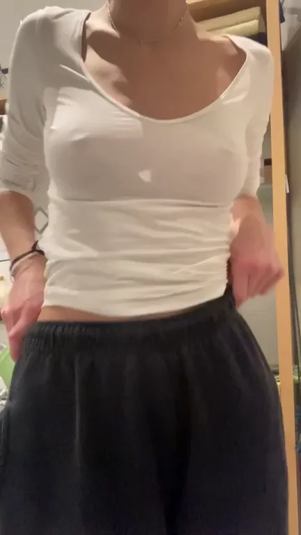 19yo Tease Drops Top & Lace Panties 😈🔥