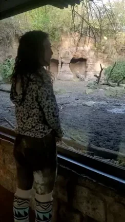 Caught a wild frisky nymph at the zoo😁‰