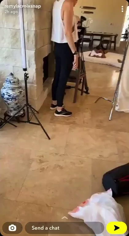 Remy is shooting her gangbang today