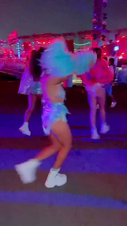 Festival Slut Stuck Grinding on Lit Circuit Cock 🥵🔥🍆