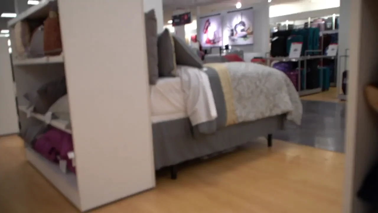 Mattress shopping with no panties