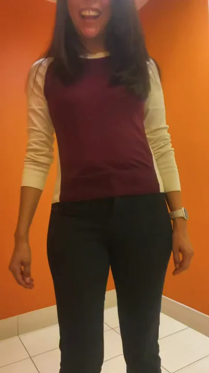 Work bathroom dancing! So horny today! [41F]
