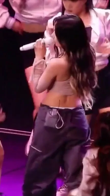 TWICE Mina's Slutty Stage Tease: Booty Bounce & Perky Tit Flash