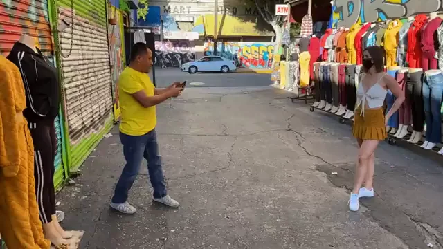 Surprise flashing a stranger while he took a picture of me