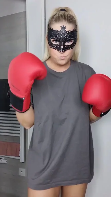 🥊 Fight or Surrender to This Masked MILF Slut? 😈