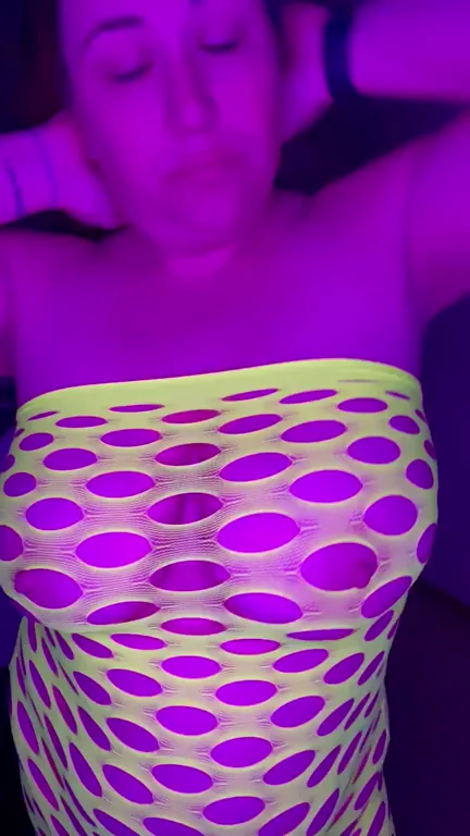 Neon titty drop